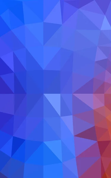 Patrón de diseño poligonal azul claro, rojo, que consiste en triángulos y gradiente en estilo origami — Foto de Stock
