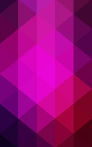 Dark pink polygonal design pattern,which consist of triangles and gradient in origami style — Stock Photo, Image