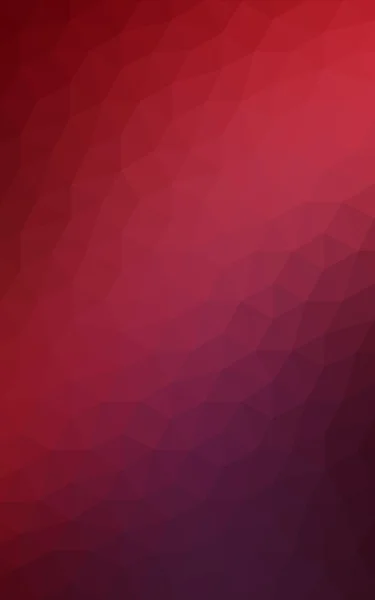 Dark red polygonal design pattern, which consist of triangles and gradient in origami style. — Stock Photo, Image