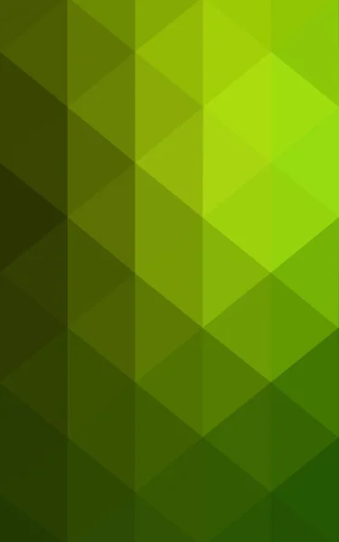 Világos zöld sokszögű tervezési minta, amely áll a háromszögek és átmenet, origami stílusban — Stock Fotó