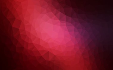 Üçgenler ve degrade origami tarzı oluşur koyu kırmızı köşeli tasarım deseni