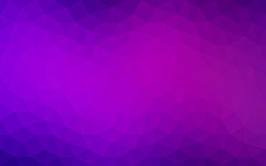 Üçgenler ve degrade origami tarzında oluşan koyu mor kenarlı tasarım deseni.