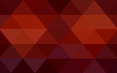 Üçgenler ve degrade origami tarzı oluşur koyu kırmızı köşeli tasarım deseni