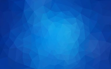 Üçgenler ve degrade origami tarzı oluşur mavi köşeli tasarım deseni.