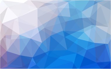 Tria oluşan ışık mavi-sarı poligonal tasarım deseni