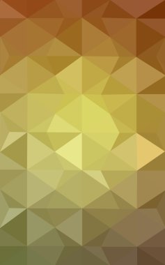 Üçgenler ve degrade origami tarzı oluşur çok renkli yeşil, sarı, turuncu poligonal tasarım deseni.