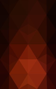 Üçgenler ve degrade origami tarzı oluşur koyu kırmızı köşeli tasarım deseni.