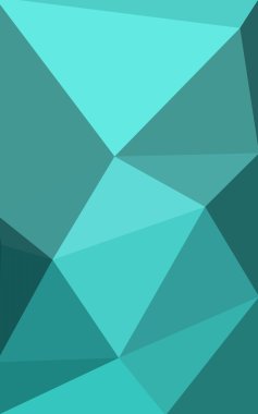 Üçgenler ve degrade origami tarzı oluşur yeşil köşeli tasarım deseni.