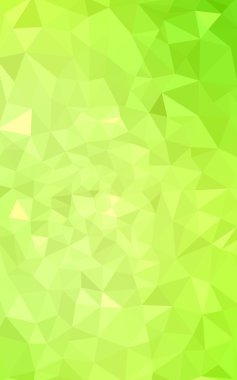 Üçgenler ve degrade origami tarzı oluşur çok renkli yeşil, sarı, turuncu poligonal tasarım deseni.