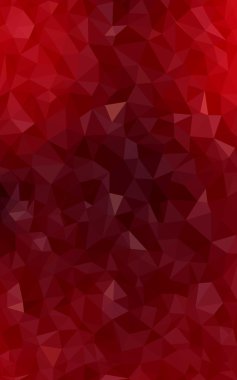 Üçgenler ve degrade origami tarzı oluşur koyu kırmızı köşeli tasarım deseni