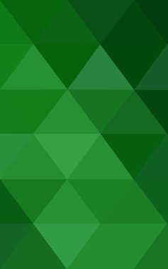 Üçgenler ve degrade origami tarzı oluşur yeşil köşeli tasarım deseni.