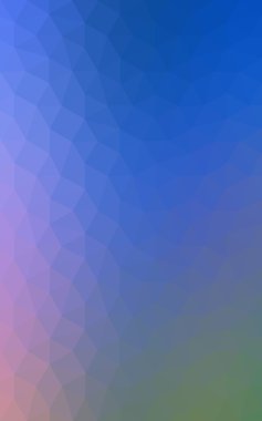 Üçgenler ve degrade origami tarzı oluşur çok renkli yeşil, mavi köşeli tasarım deseni.