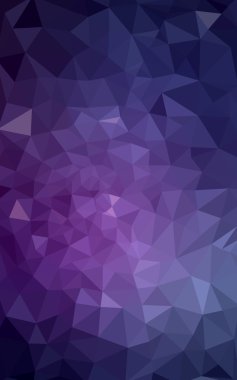 Üçgenler ve degrade origami tarzı oluşur çok renkli koyu mor, pembe poligonal tasarım deseni.