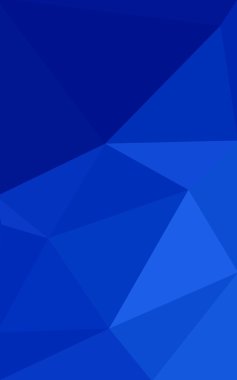 Üçgenler ve degrade origami tarzı oluşur mavi köşeli tasarım deseni.