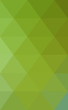 Üçgenler ve degrade origami tarzı oluşur çok renkli yeşil, sarı, turuncu poligonal tasarım deseni.