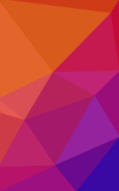 Üçgenler ve degrade origami tarzı oluşur çok renkli pembe, sarı poligonal tasarım deseni.