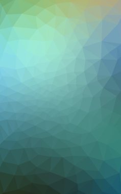 Üçgenler ve degrade origami tarzı oluşur çok renkli yeşil, mavi köşeli tasarım deseni.