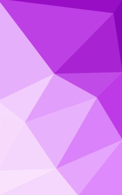 Üçgenler ve degrade origami tarzında oluşan pembe poligonal tasarım deseni.