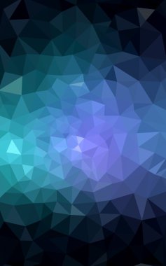 Üçgenler ve degrade origami tarzı oluşur çok renkli koyu pembe, mavi köşeli tasarım deseni.