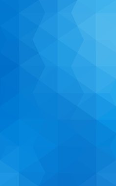 Üçgenler ve degrade origami tarzı oluşur mavi köşeli tasarım deseni.