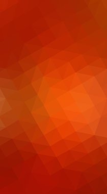 Üçgenler ve degrade origami tarzı oluşur çok renkli kırmızı, sarı, turuncu poligonal tasarım illüstrasyon.