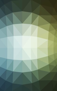 Açık mavi, poligonal tasarım deseni, yeşil üçgenler ve degrade origami tarzı hangi oluşur