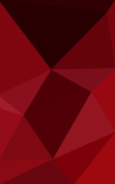 Üçgenler ve degrade origami tarzı oluşur koyu kırmızı köşeli tasarım deseni.