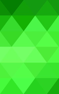 Üçgenler ve degrade origami tarzı oluşur yeşil köşeli tasarım deseni.