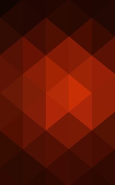 Üçgenler ve degrade origami tarzı oluşur koyu kırmızı köşeli tasarım deseni