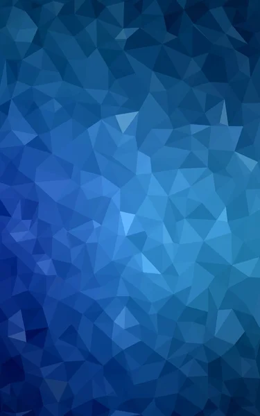 Light blue polygonal design pattern,which consist of triangles and gradient in origami style — Stock Photo, Image