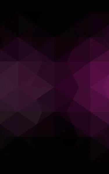 Multicolor donker roze, blauwe veelhoekige ontwerppatroon, die bestaan uit driehoeken en verloop in origami stijl. — Stockfoto