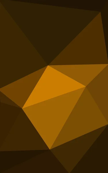 Modèle de conception polygonale orange foncé, qui se composent de triangles et de dégradé dans le style origami . — Photo