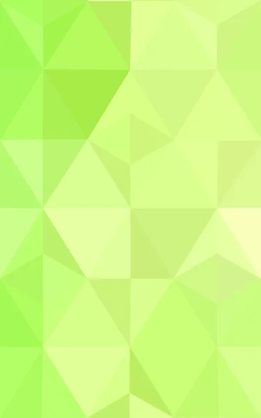 Multicolor green, yellow, orange polygonal design pattern, which consist of triangles and gradient in origami style. — Stock Photo, Image