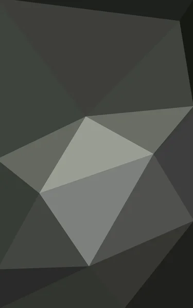 Gray polygonal design pattern, which consist of triangles and gradient in origami style. — Stock Photo, Image