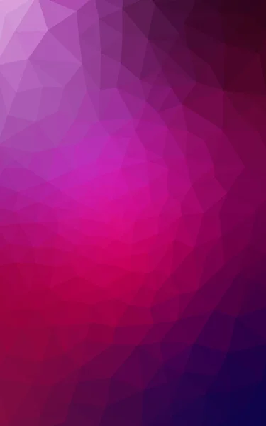 多色的暗紫色，粉红色的多边形设计模式，三角形和梯度的折纸样式组成的. — 图库照片