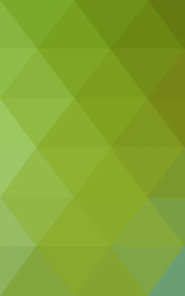 Patrón de diseño poligonal multicolor verde, amarillo, naranja, que consiste en triángulos y gradiente en estilo origami . — Foto de Stock