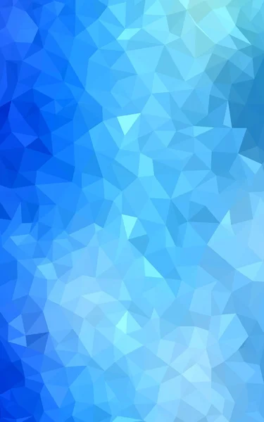 Patrón de diseño poligonal azul claro, que consiste en triángulos y gradiente en estilo origami — Foto de Stock