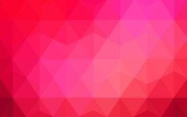 Üçgenler ve degrade origami tarzı oluşur koyu kırmızı köşeli tasarım deseni