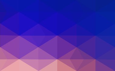 Üçgenler ve degrade origami tarzı oluşur çok renkli mavi, sarı, turuncu poligonal tasarım deseni.