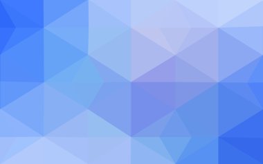 Üçgenler ve degrade origami tarzı oluşur mavi köşeli tasarım deseni.