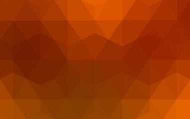 Üçgenler ve degrade origami tarzında oluşan ışık kırmızı köşeli tasarım deseni