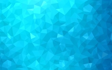 Üçgenler ve degrade origami tarzında oluşan ışık mavi köşeli tasarım deseni