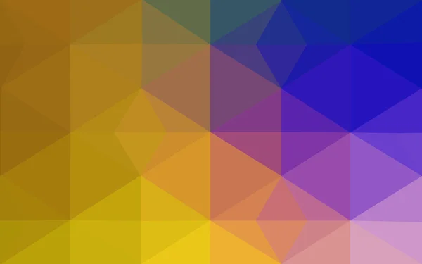 Patrón multicolor de diseño poligonal de color rosa oscuro, amarillo, que consiste en triángulos y gradiente en estilo origami . — Archivo Imágenes Vectoriales