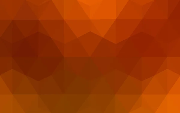 Modèle polygonal rouge clair, qui se composent de triangles et de dégradés dans le style origami — Image vectorielle