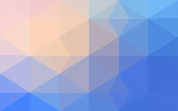 Multicolore rose, motif polygonal bleu, qui se composent de triangles et de dégradé dans le style origami . — Image vectorielle