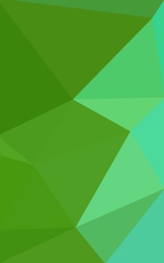 Üçgenler ve degrade origami tarzı oluşur yeşil köşeli tasarım deseni.