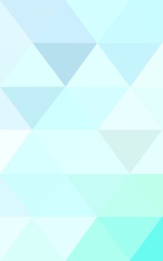 Üçgenler ve degrade origami tarzı oluşur mavi köşeli tasarım deseni.