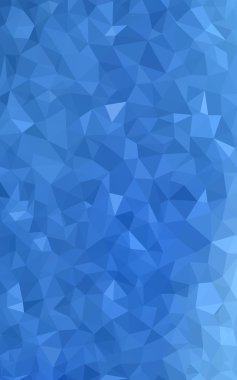 Üçgenler ve degrade origami tarzında oluşan ışık mavi köşeli tasarım deseni