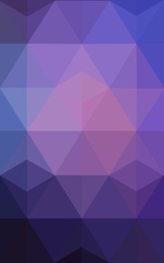 Üçgenler ve degrade origami tarzı oluşur çok renkli koyu pembe, mavi köşeli tasarım deseni.