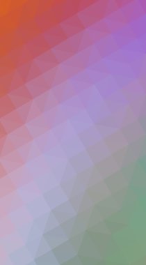 Üçgenler ve degrade origami tarzı oluşur çok renkli köşeli tasarım illüstrasyon.